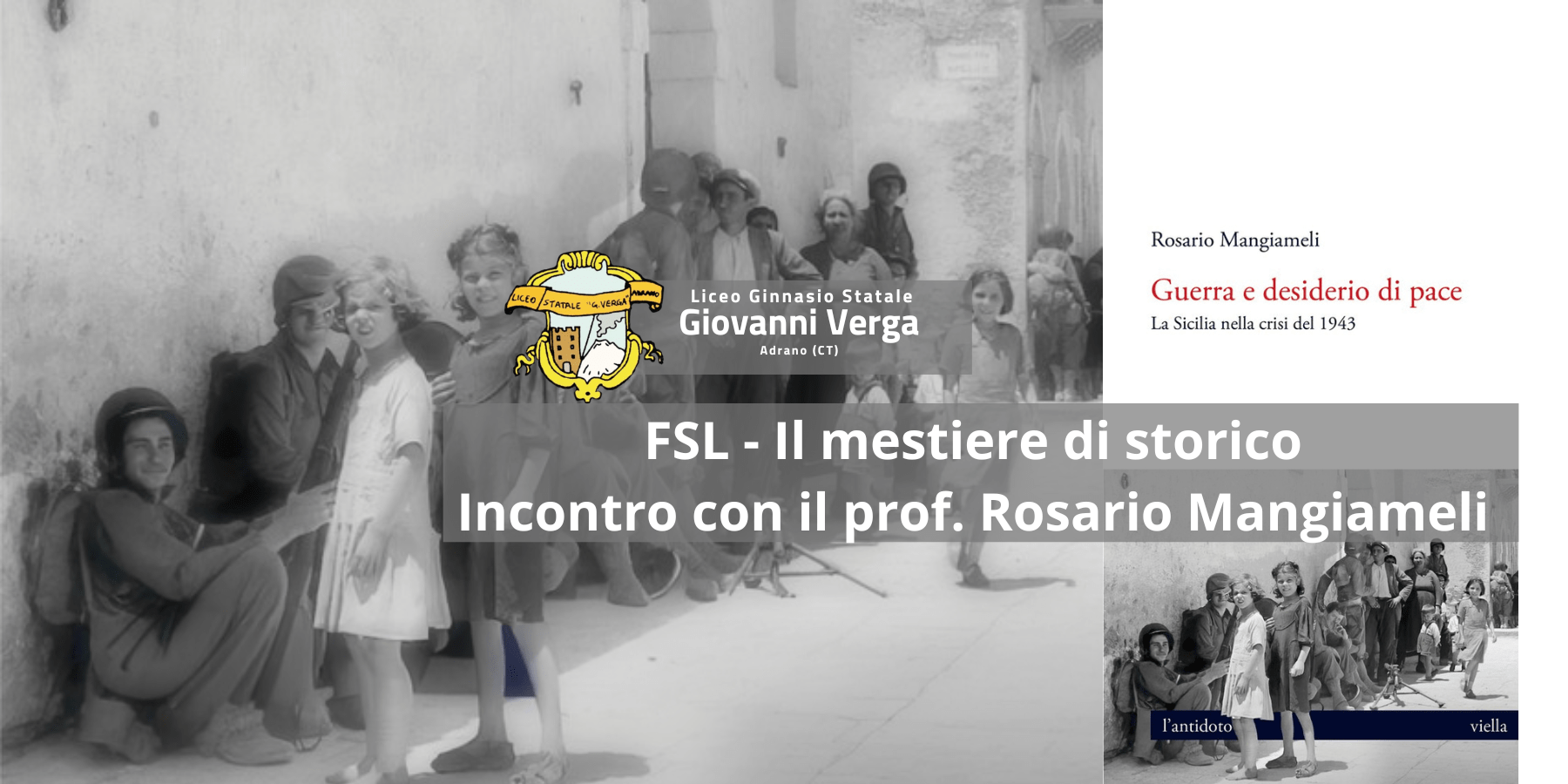 Incontro con l’Autore – R. Mangiameli