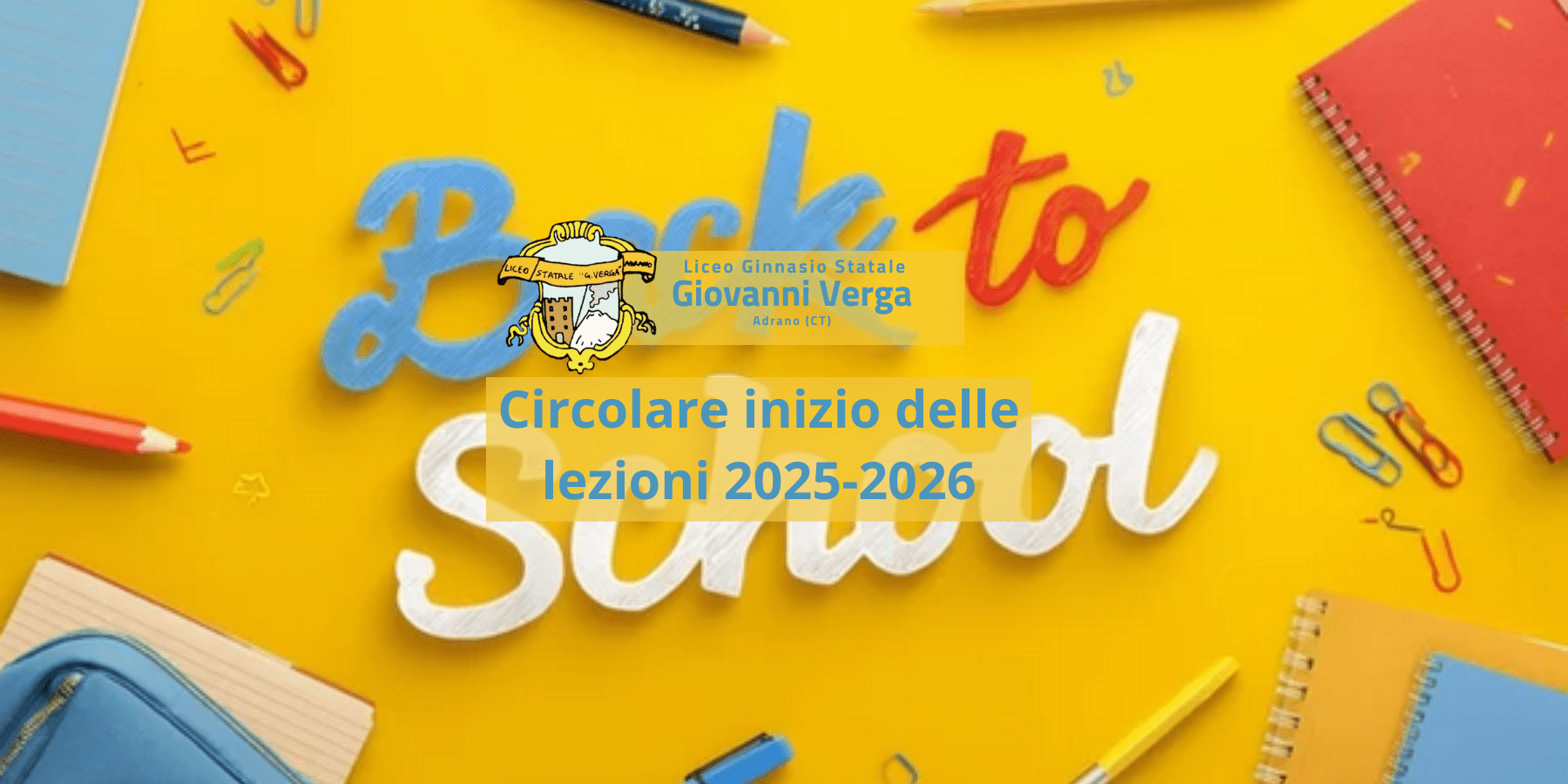 Avvio Anno Scolastico 2025-2026